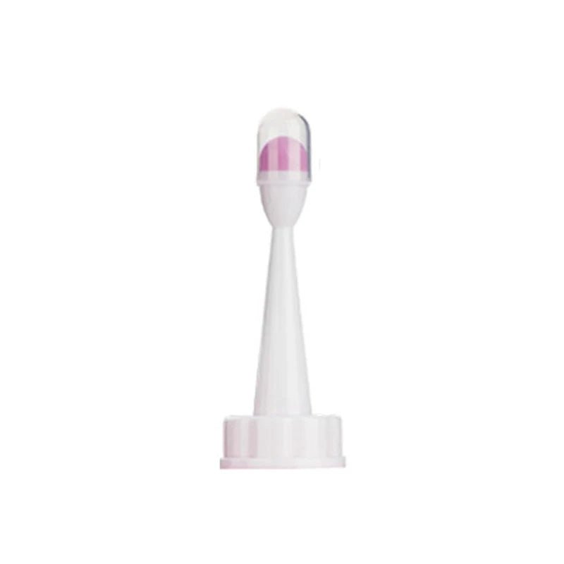 White and pink Peri Bottle nozzle head detail for controlled postpartum cleansing flow.