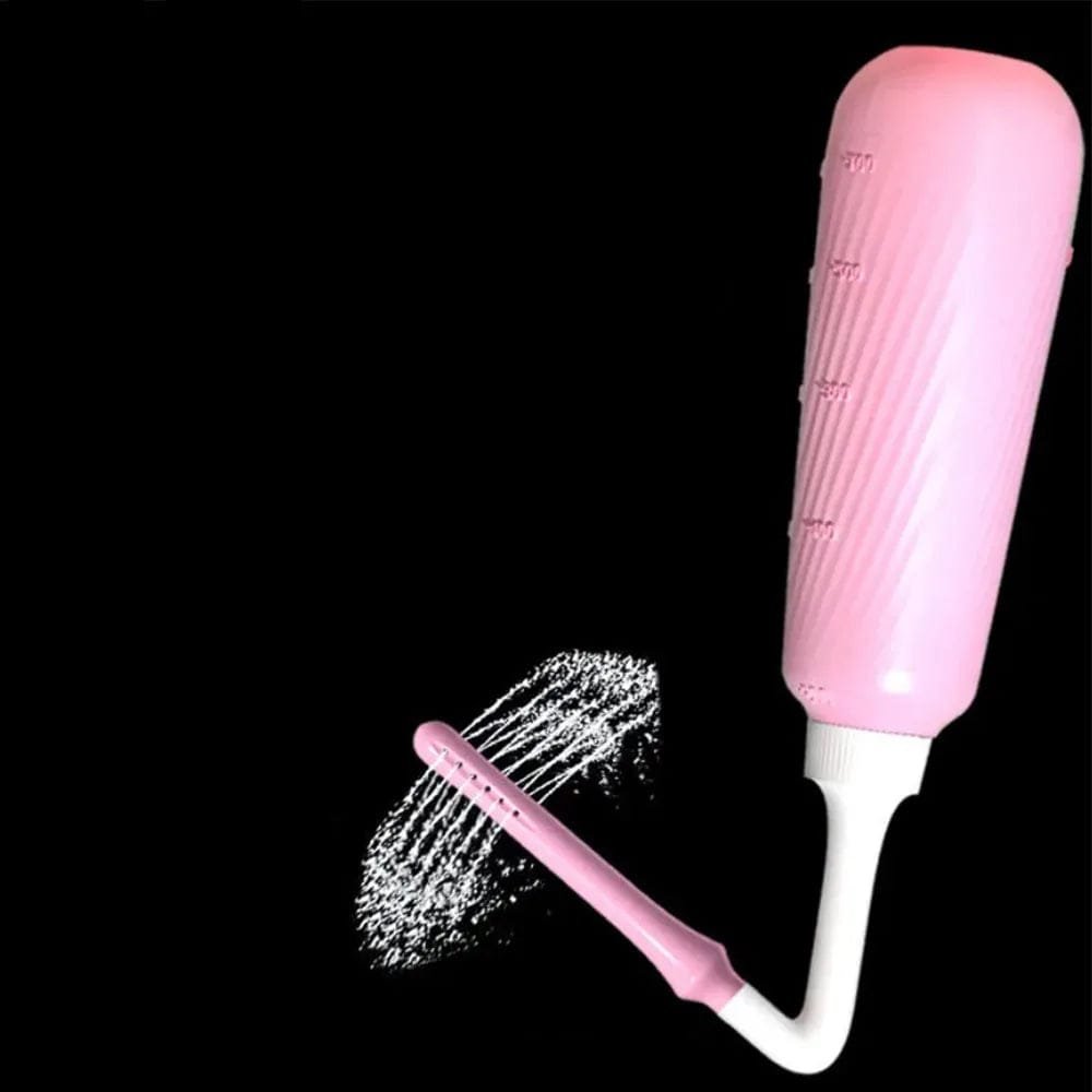 Perineal cleansing bottle with spray nozzle for postpartum hygiene, soothing washing, and daily recovery routines.