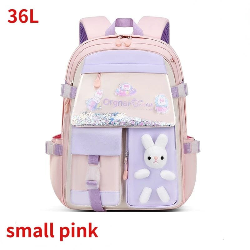 Waterproof Children's Backpack with large storage space for books, PE kit, and lunch boxes on school days.