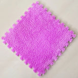 Purple foam puzzle mat.