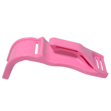 Pregnant Car Seat Belt Adjuster pink bracket attachment for guiding the seat belt away from the bump when driving.