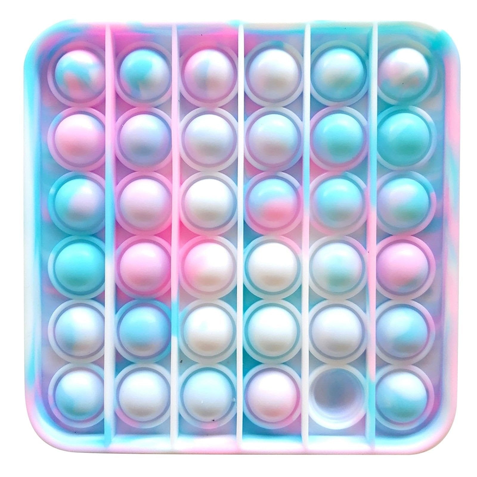 Push pop bubble sensory toy in a colorful design for daily fidget stress relief play.