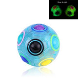 Colorful ball with glowing feature.