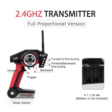 2.4GHz transmitter with control directions and battery