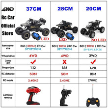 Size and specification comparison chart for the RC off-road buggy range, helping buyers pick the right model for a childs age.