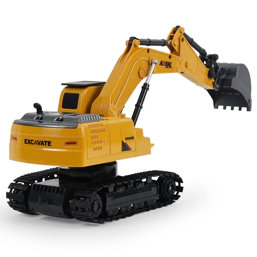 Toy excavator.