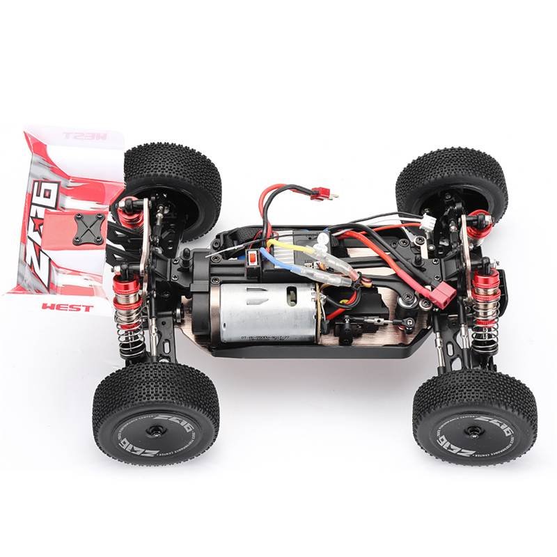 RC crawler drift car mechanical parts diagram highlighting the 2.4G drive system.
