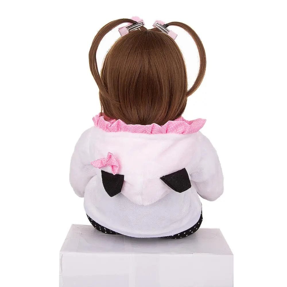 Plush companion toy included with the reborn baby doll for comforting play and bedtime cuddles.
