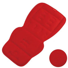 Red Universal Breathable Stroller Mattress cushion pad for a bright, comfortable pram seat on everyday family trips.