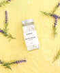 Bath soak jar with lavender 