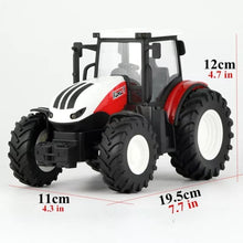 1/24 scale RC tractor trailer measurements to help pick the right farm toy for young collectors.