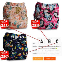 Reusable cloth pocket diaper with safari print shown for reusable diapering during outings, naps, and daily wear.