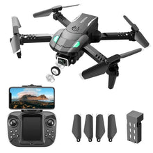 S128 quadcopter drone with propellers, battery, and remote included for ready-to-fly aerial photography sessions.