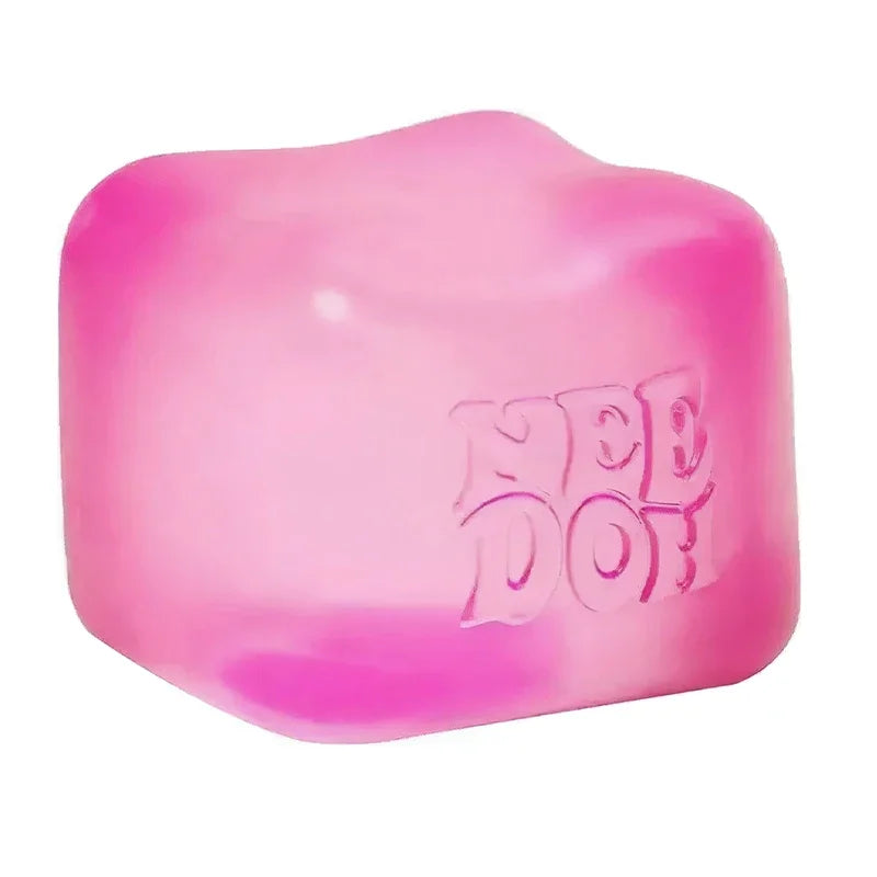 Pink bar of soap with 'Ned Doof' branding.