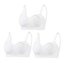 3pc Maternity Nursing Bra Set, Seamless breathable design, for baby shower gifting and new mum essentials.
