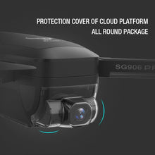 SG906 Pro drone camera module detail for stabilised aerial video, scenic filming, and smooth photo capture.