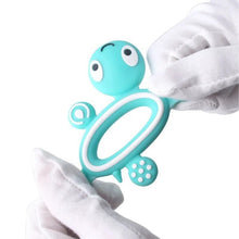 Silicone Baby Teether food grade material detail for parents seeking safe teething toys.