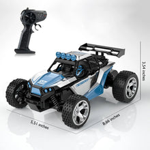 Sinovan RC off-road drift car with remote control for rough terrain runs, garden tracks, and stunt driving.