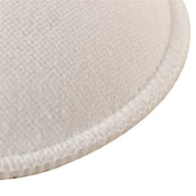 Close-up of the soft cotton nursing pad texture, showing the absorbent washable material for daily breastfeeding use.