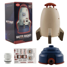 Space rocket sprinkler water toy full kit components for garden play, paddling sessions, and summer parties.