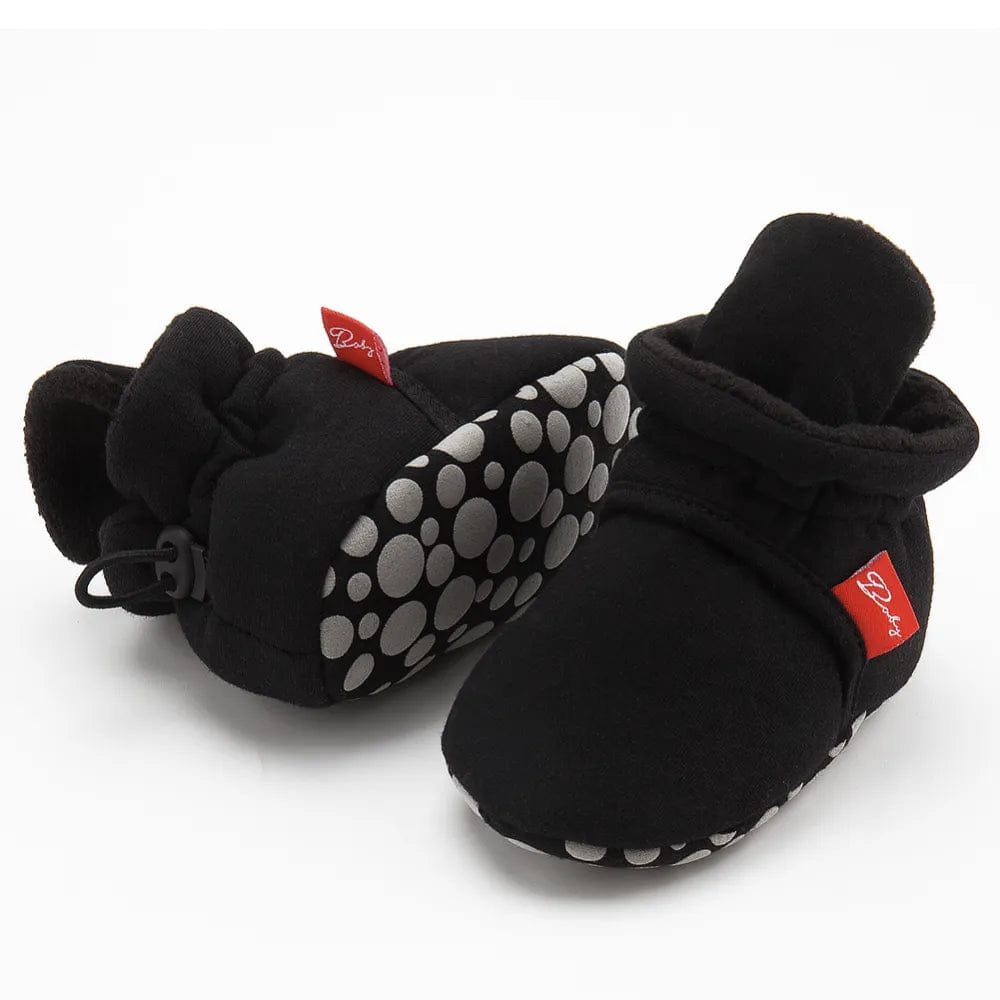Star Newborn Socks Shoes colour assortment for choosing soft booties for baby boys and girls.