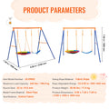 SucceBuy 3-Seat Backyard Swing Set specifications overview for choosing the right outdoor swing.