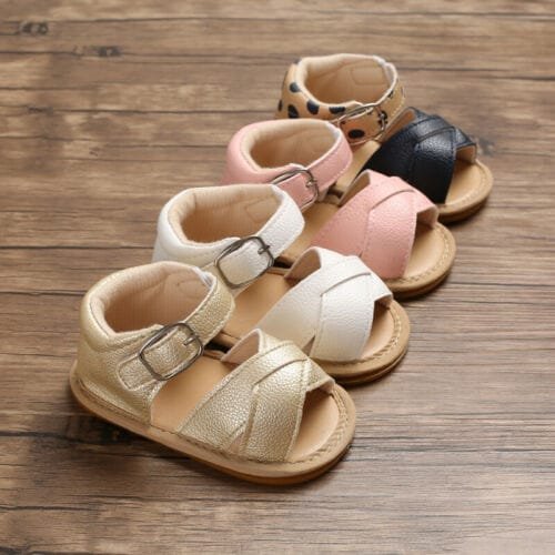 Summer Baby Kid Sandals colour assortment for choosing unisex pre-walker sandals for boys and girls.