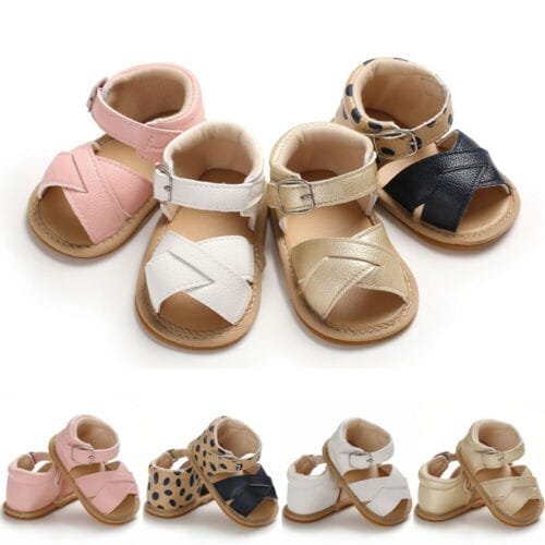 Summer Baby Kid Sandals non-slip outsole view for steady footing on pavements, beaches, and play areas.