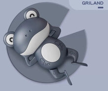 Summer Bath Clockwork Dolls grey whale pair bath toys for ocean pretend play and splashing bath sessions.