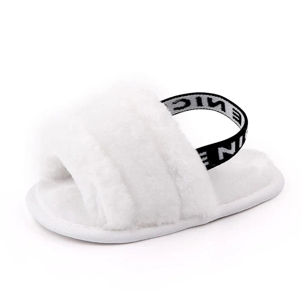 Summer Infant Sandals bow trim front angle for dressed-up summer outfits and family occasions.