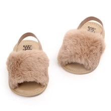 Summer Infant Sandals baby girls pair flat lay for judging shape and size before warm-weather wear.