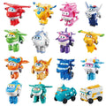 Super Wings Mini Transforming Robots 36 types action figure lineup for collecting, imaginative play, and kids gifting.