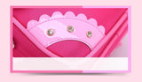 Pink crown with decorative elements 