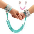 Child Safety Harness and Leash Butterfly design worn by two children holding hands during a family walk.