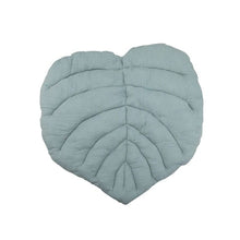 Textured heart cushion hanging toy for the wooden baby gym, supporting tactile exploration and play.