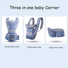 Three-in-one baby carrier with hipseat and front facing modes for versatile everyday babywearing.
