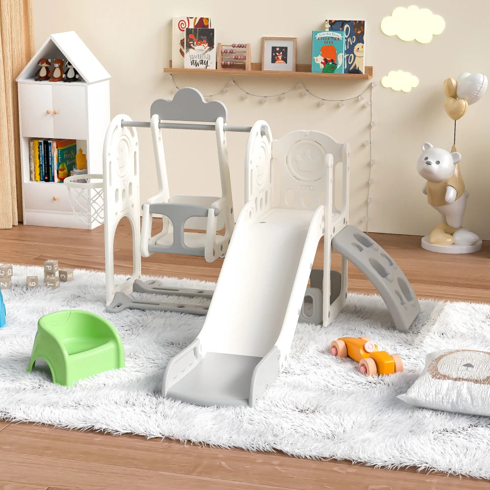 Toddler 11 in 1 Activity Slide For Indoor Outdoor Use play set for indoor climbing, outdoor play, and active toddler development.