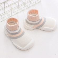 Kids Soft Rubber Sole Shoe Knit Booties Anti-slip image