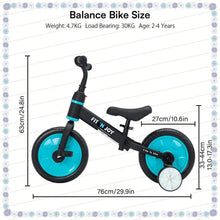 UBRAVOO 4 in 1 Toddler Bike Fit n Joy JL 101 balance and training bike for toddler riding practice, outdoor play, and early learning to ride.