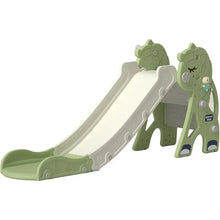Folding unicorn kids slide and climber playset with music for imaginative indoor play.