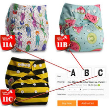 Waterproof outer washable reusable cloth pocket diaper shown for washable nappy changes and sustainable baby care routines.