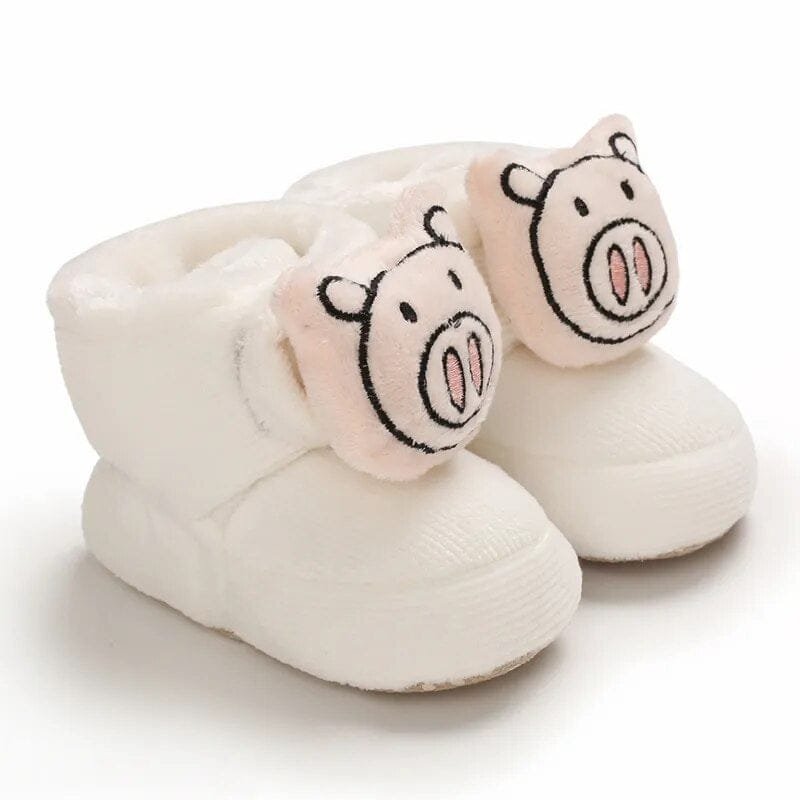 Winter snow baby boots with warm fluff lining and colloidal sole, photo 128 for comparing available boot colours.