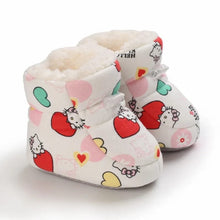 Winter snow baby boots with warm fluff lining and colloidal sole, photo 21 for cold-weather stroller walks.