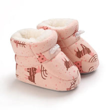 Winter snow baby boots with warm fluff lining and colloidal sole, photo 49 for checking sizing before purchase.