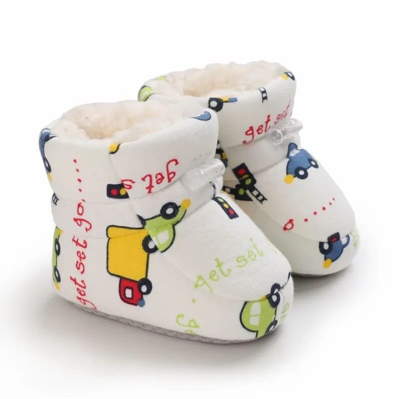 Winter snow baby boots with warm fluff lining and colloidal sole, photo 65 for daily winter wear.