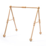 Wooden baby gym.