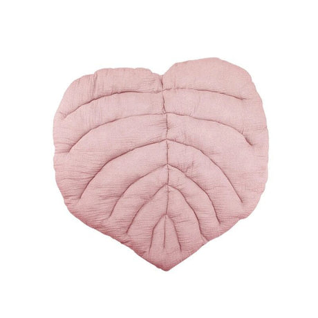 Heart-shaped pink cushion