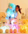 50Cm Creative Light Up Led Teddy Bear Stuffed Animals Plush Toy - Yellow - Soft Toys