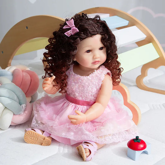 55CM Full Body Silicone Reborn Toddler