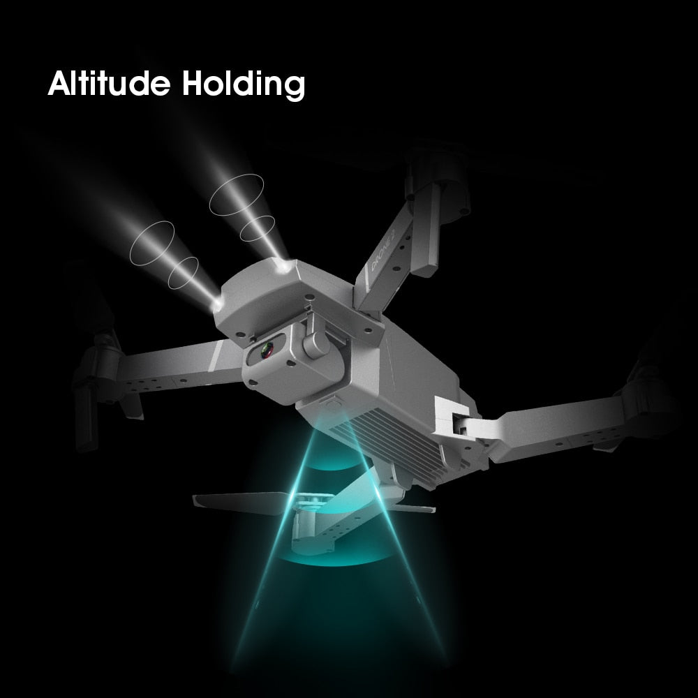 New E68 mini drone, HD 4K 1080P camera, WIFI FPV height hold mode, RC foldable quadrotor drone